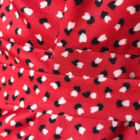 Wrap mini dress red NWOT - Picture 9 of 10